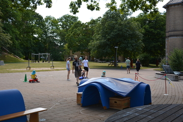 ! Die Hörfrühförderung hat ein Sommerfest veranstaltet. Es wurde gemeinsam gesungen, gespielt und gelacht. Es gab auch Kinderschminken.