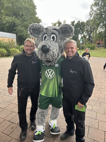 Der VfL Wolfsburg unterstützt das LBZH.