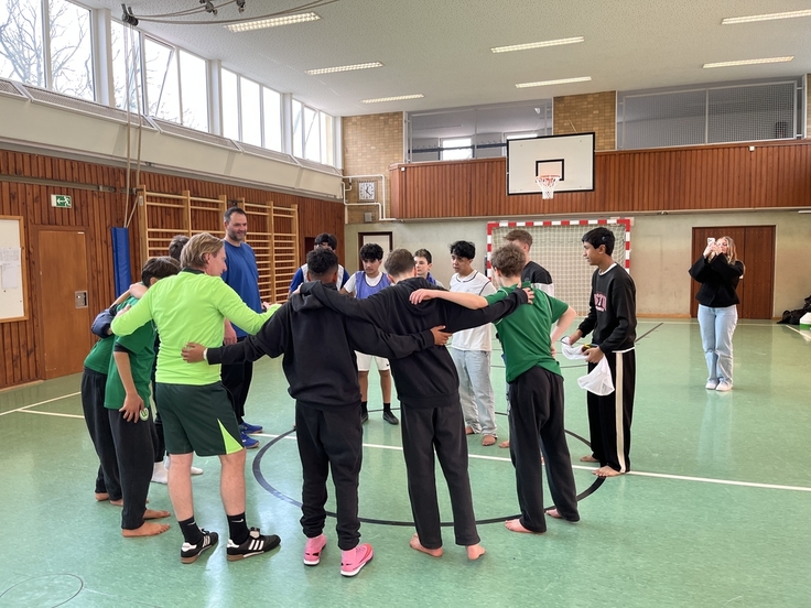 Die U14 vom VfL Wolfsburg besuchte das LBZH BS.