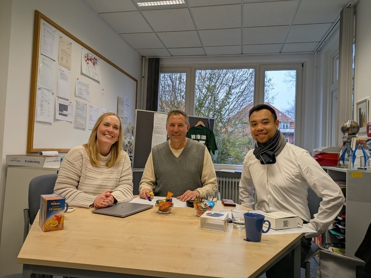 Frau Hell und Herr Keil im Interview