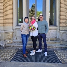 Zu sehen sind Christiane von Lohuizen, Sabrina Neumann und Markus Keil